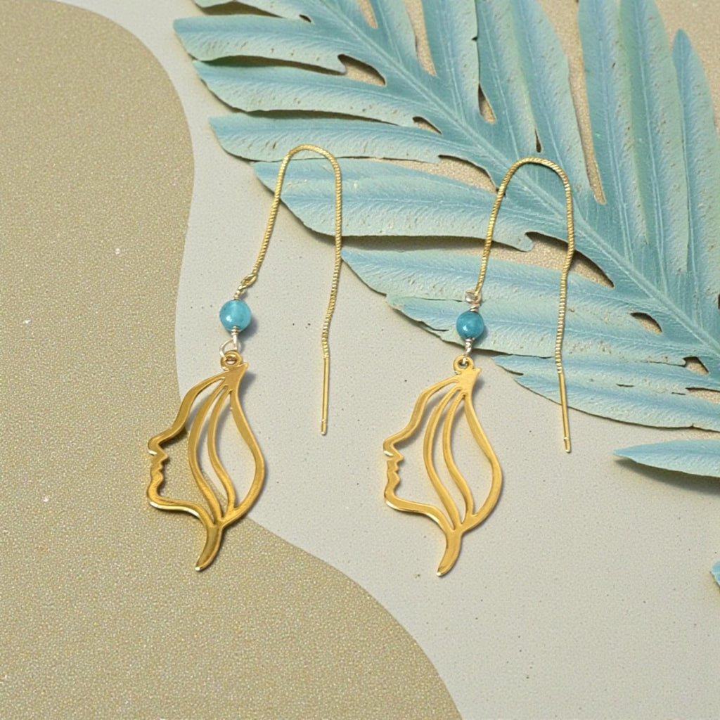 Muse Silhouette Threader Earrings