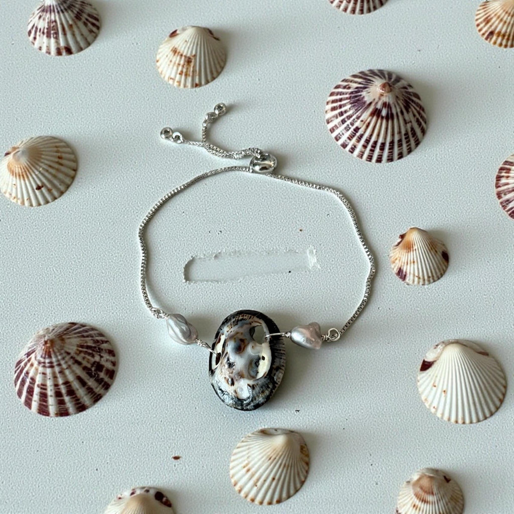 Cabo Relic Baroque Pearl Bolo Bracelet