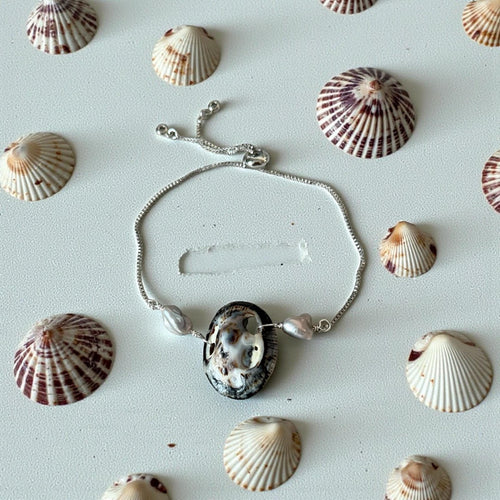Cabo Relic Baroque Pearl Bolo Bracelet