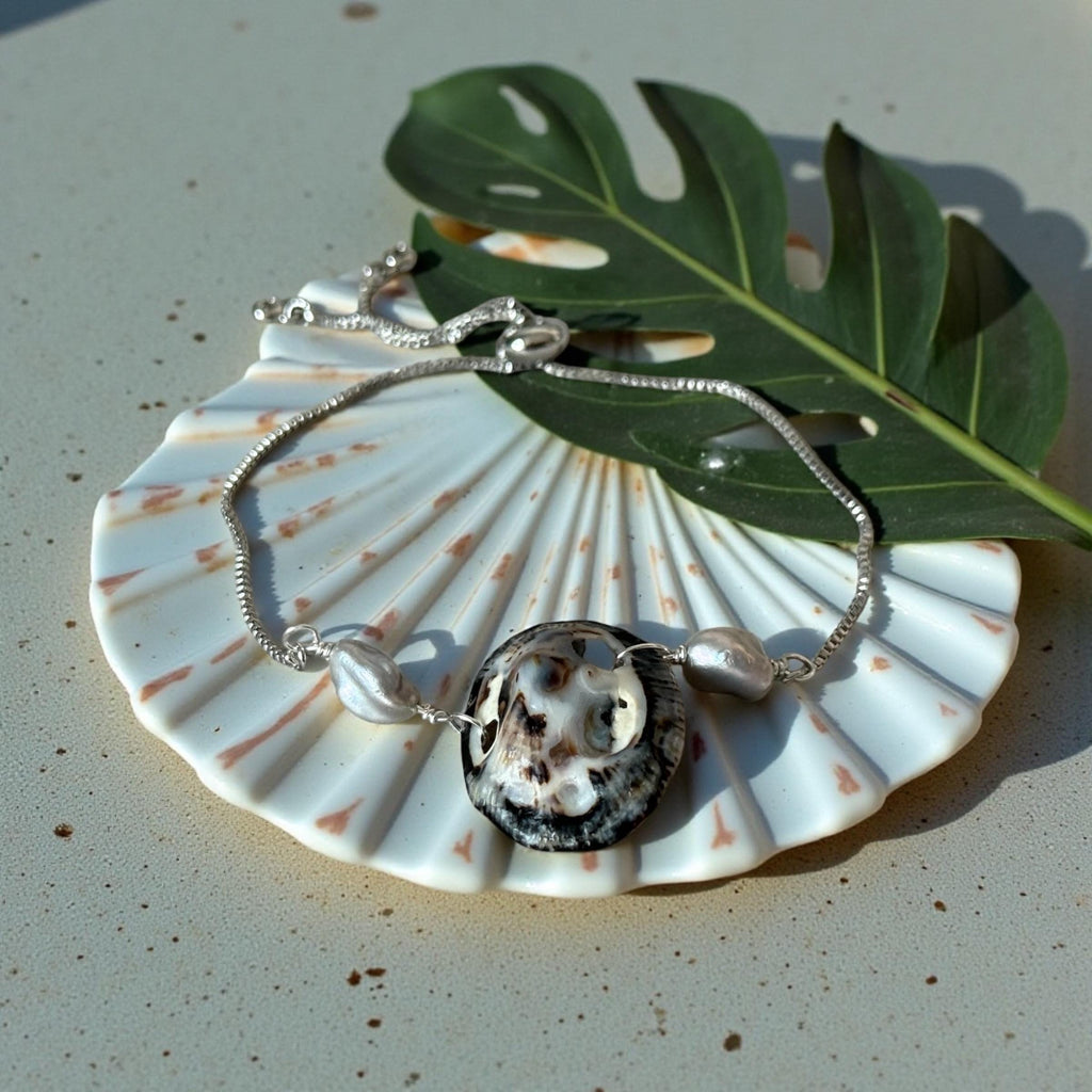 Cabo Relic Baroque Pearl Bolo Bracelet