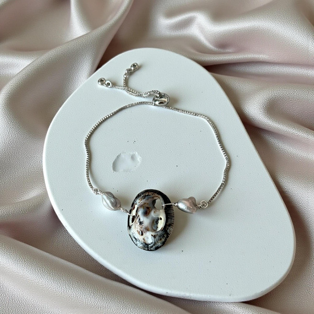 Cabo Relic Baroque Pearl Bolo Bracelet