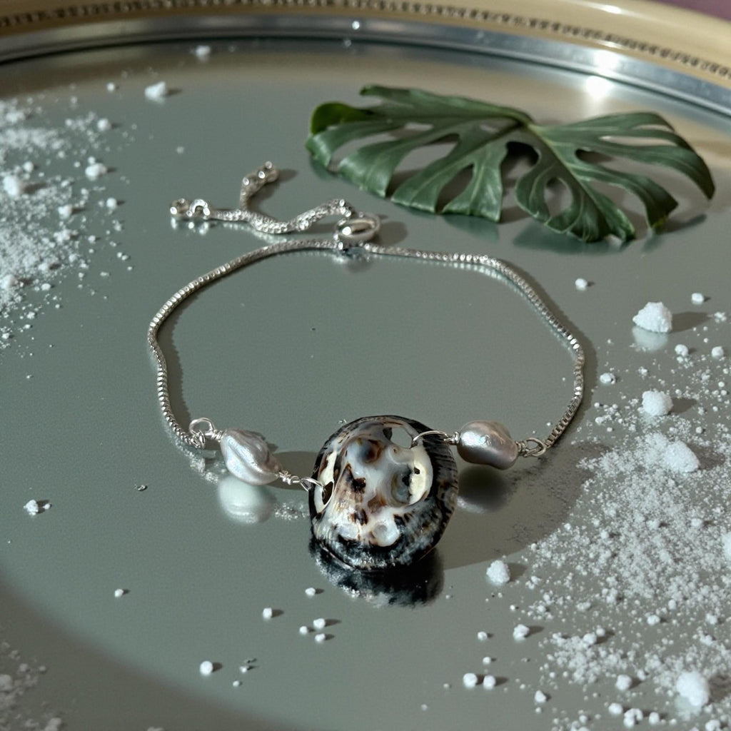 Cabo Relic Baroque Pearl Bolo Bracelet