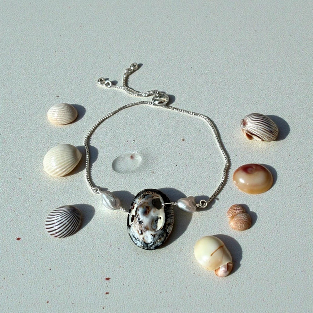 Cabo Relic Baroque Pearl Bolo Bracelet