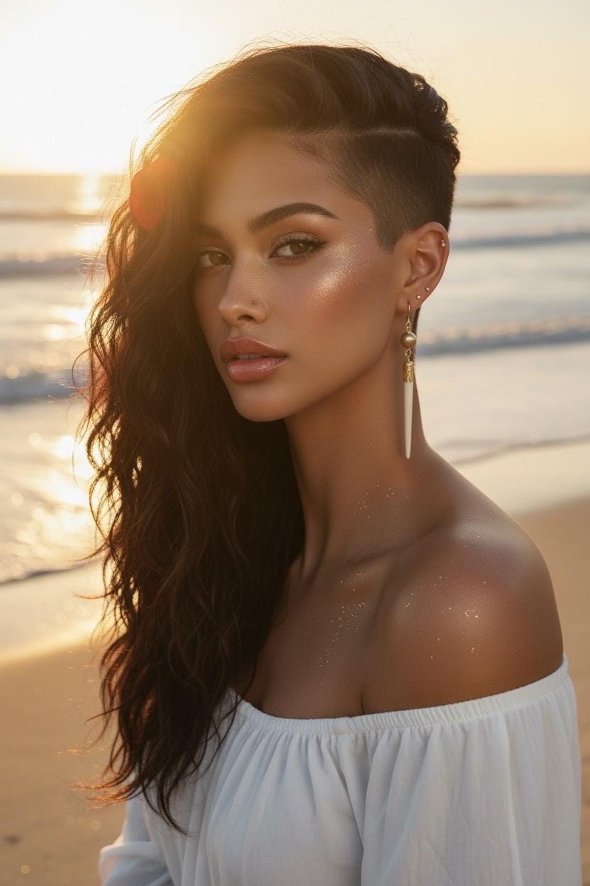 Ivory Fangand Pearl Drop Earrings