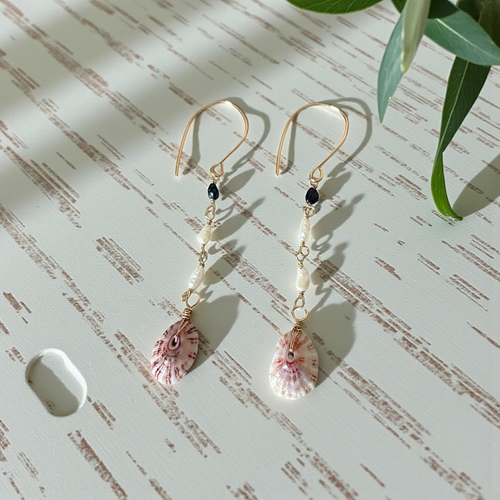 Cabo Tides Limpet Shell Drop Earrings