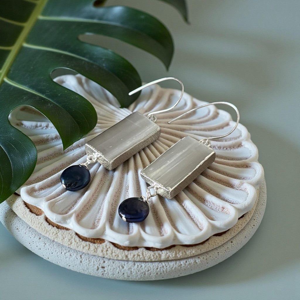 Midnight Halo Selenite Drops