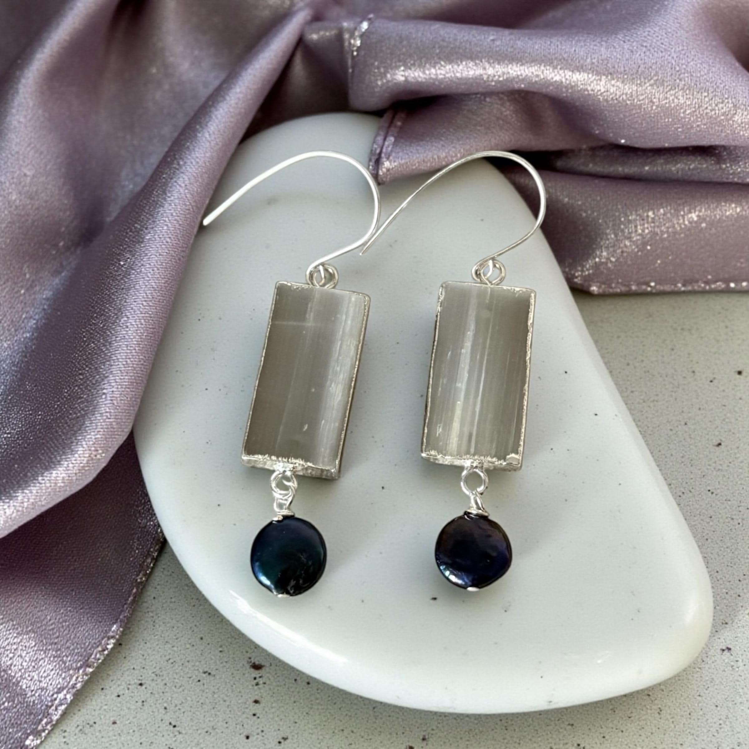 Midnight Halo Selenite Drops