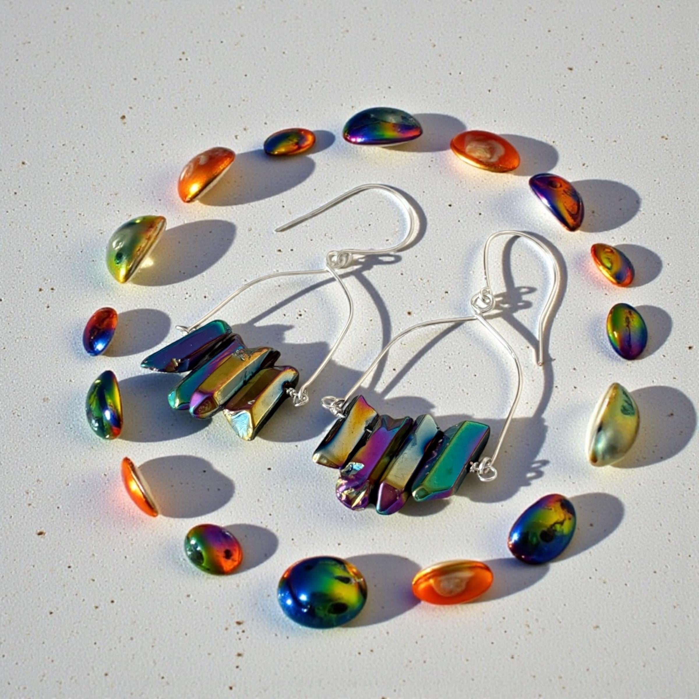 Prism Siren Quartz Drop Earrings