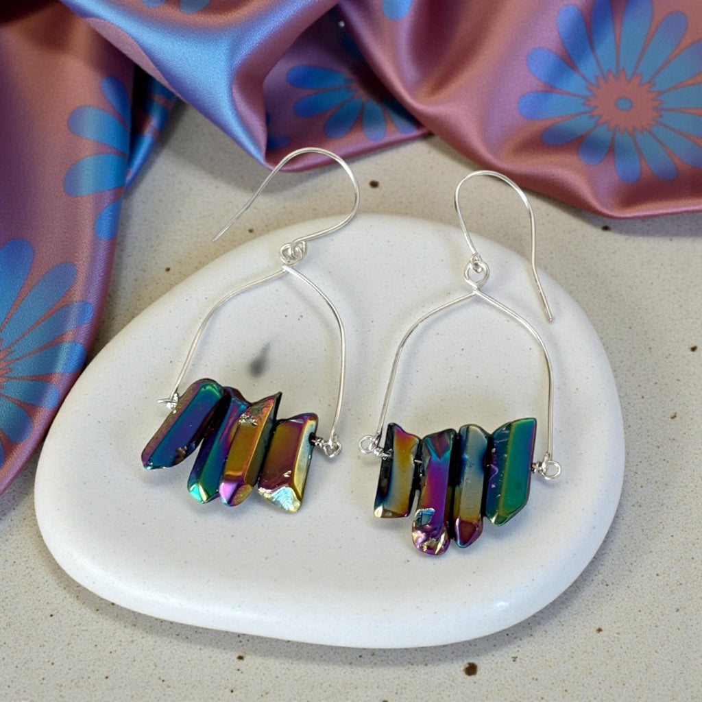 Prism Siren Quartz Drop Earrings