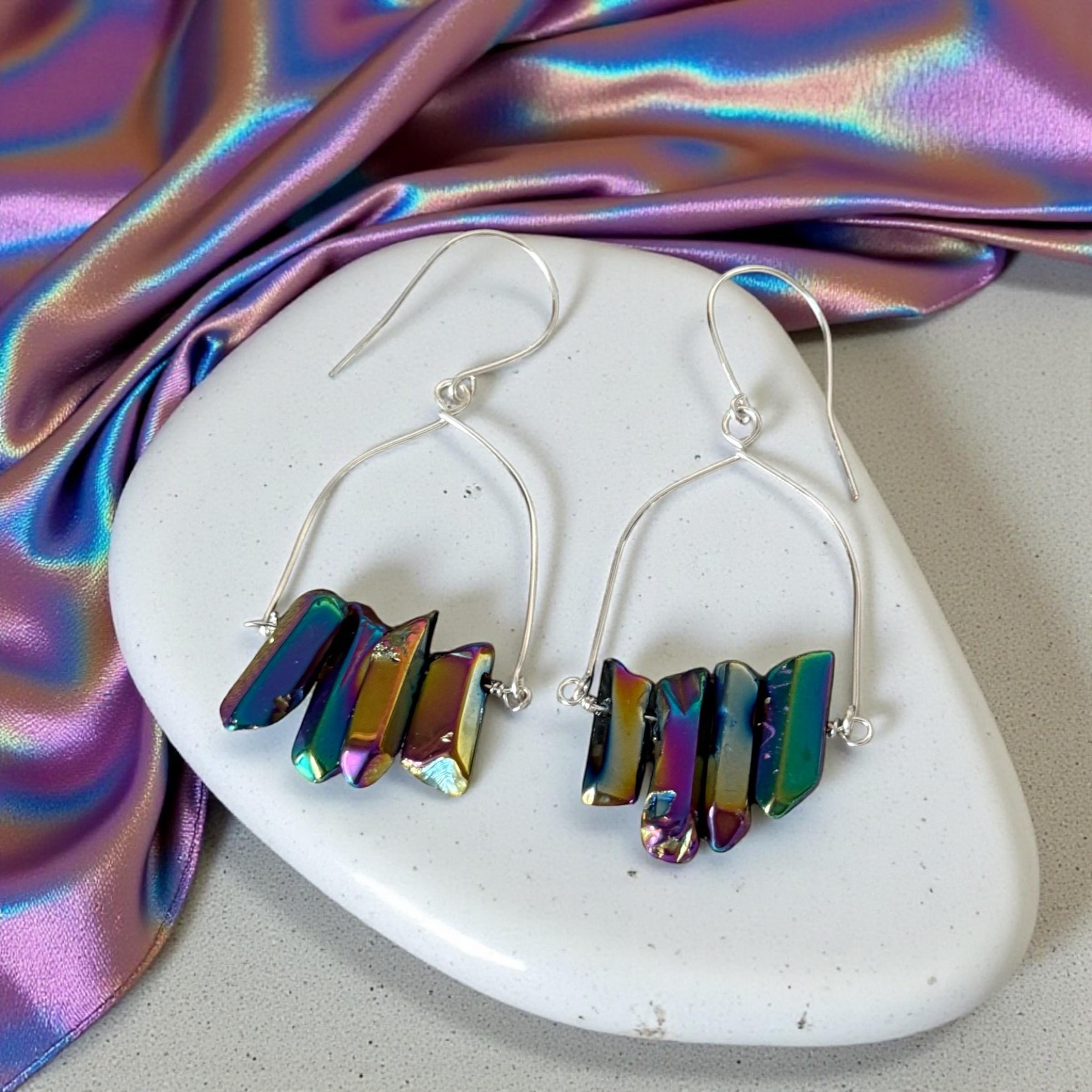 Prism Siren Quartz Drop Earrings