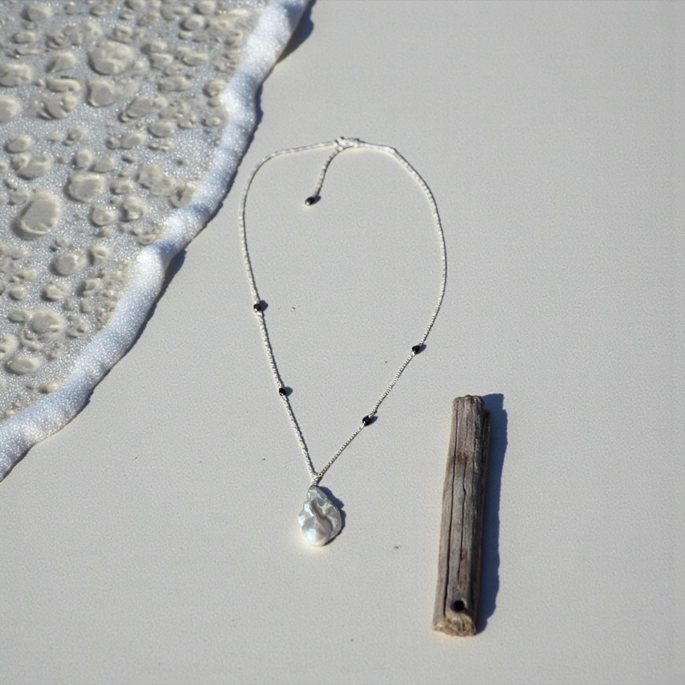 Noir Pearl Solstice Necklace