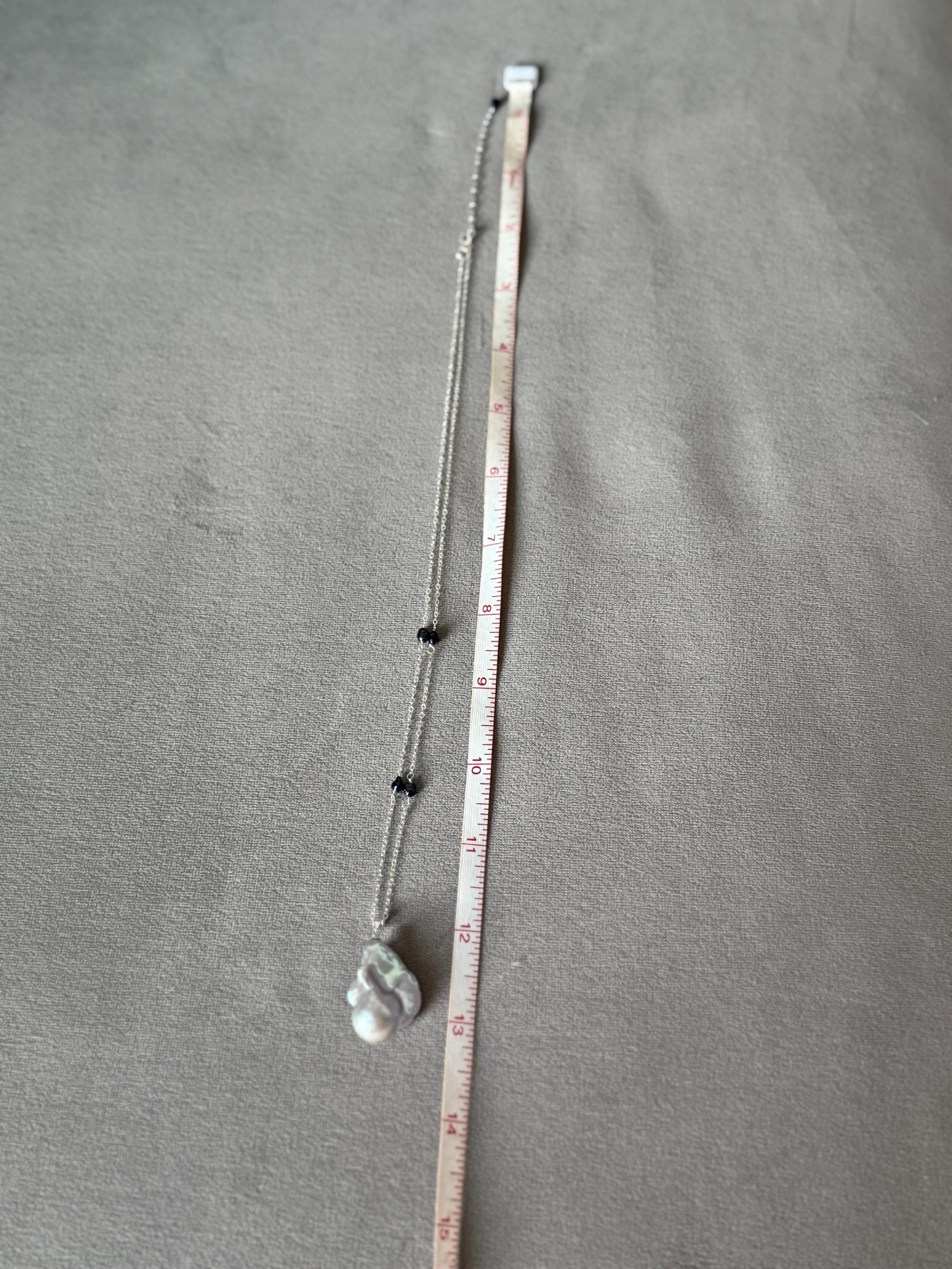 Noir Pearl Solstice Necklace