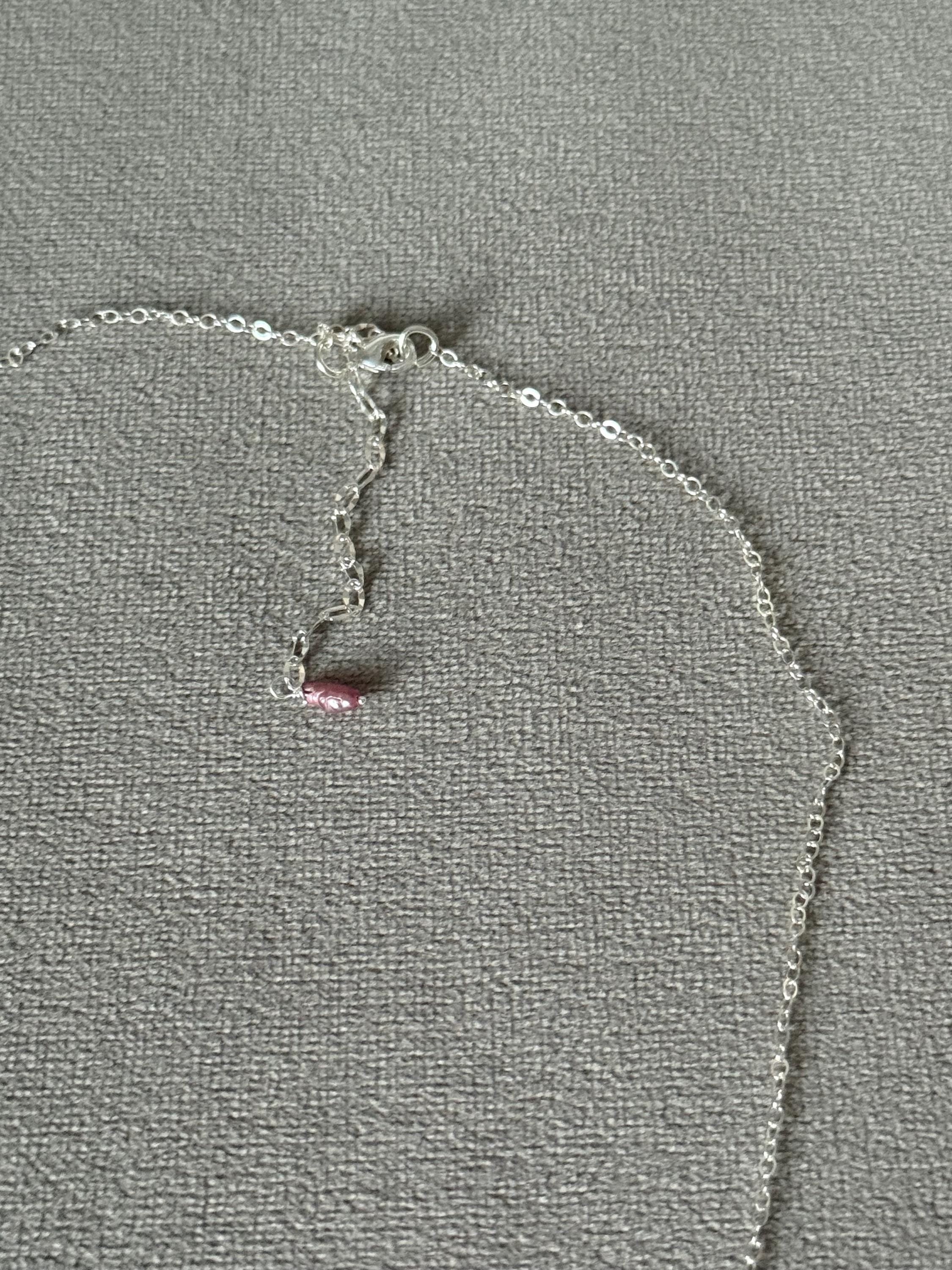 Blushing Pearl Pendant Necklace