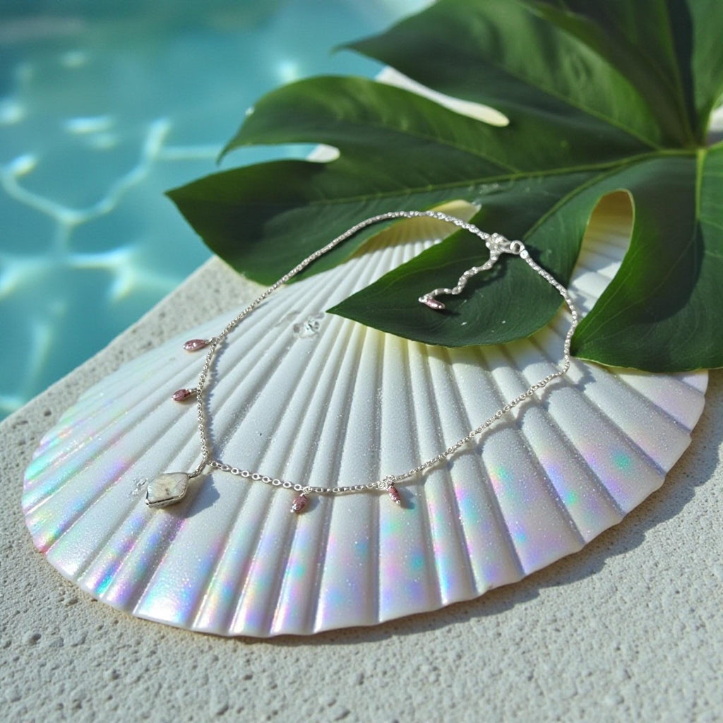 Blushing Pearl Pendant Necklace