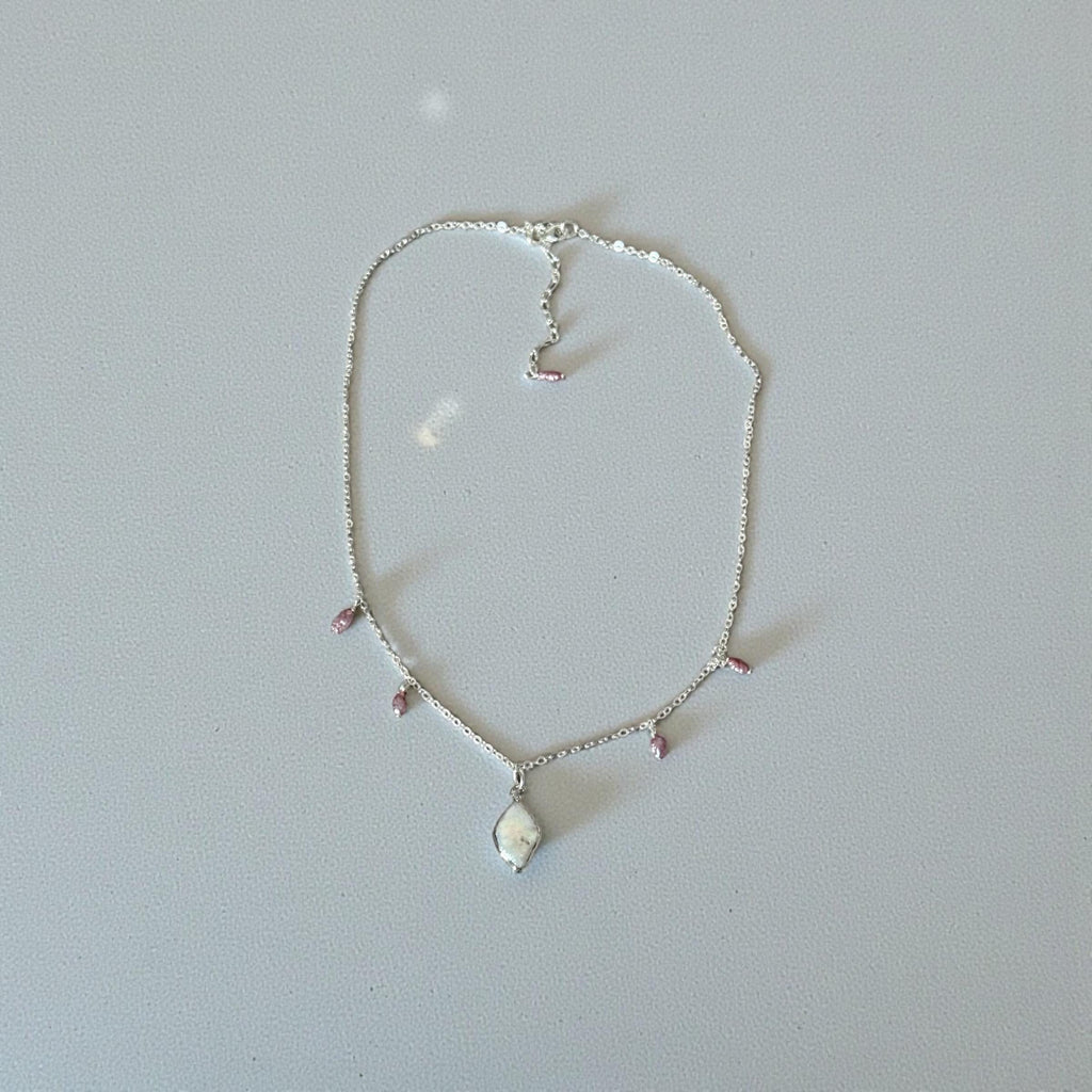 Blushing Pearl Pendant Necklace
