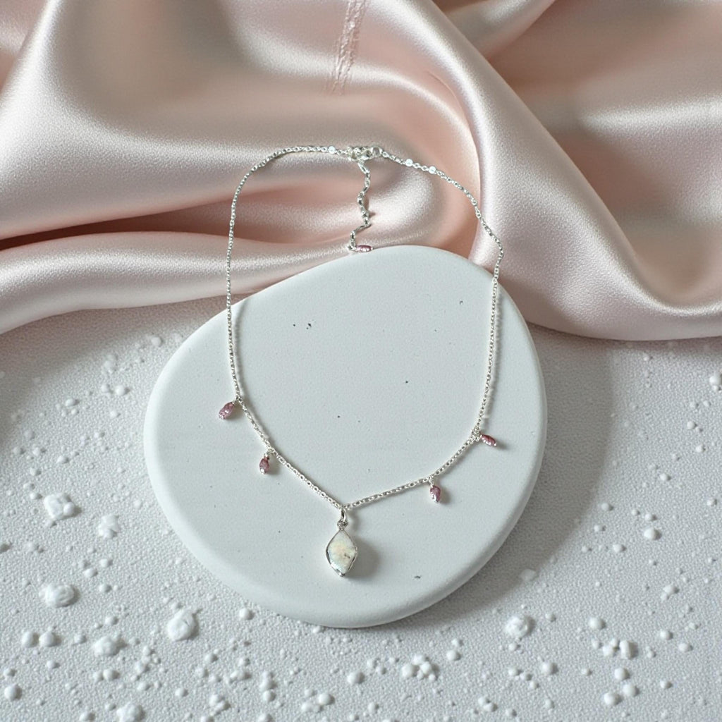 Blushing Pearl Pendant Necklace