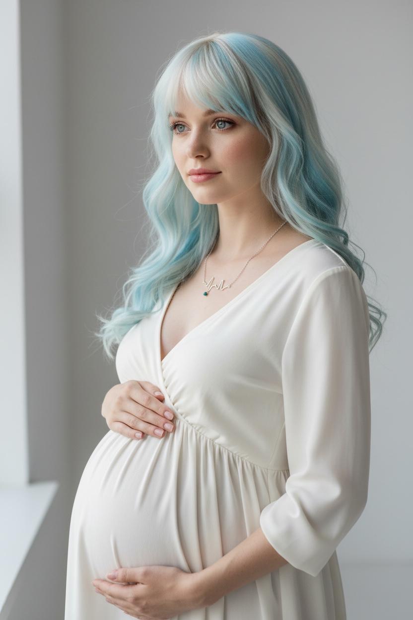 Baby Heartbeat and Birthstone Keepsake Necklace – Custom EKG