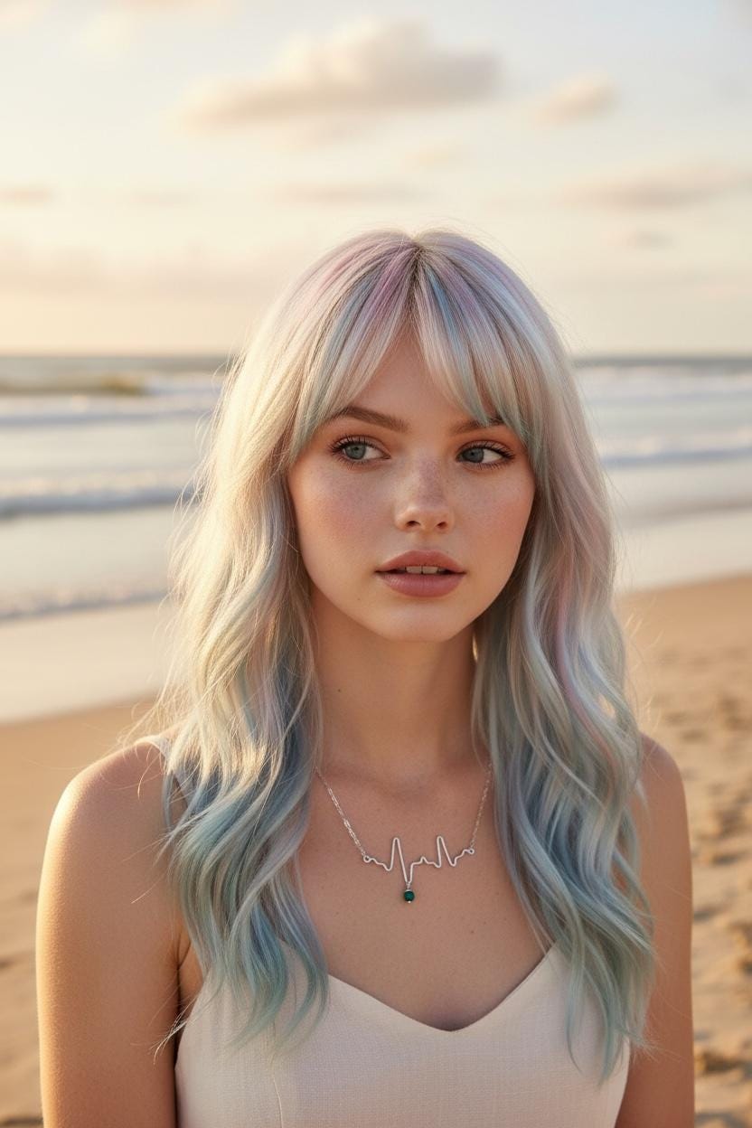 Baby Heartbeat and Birthstone Keepsake Necklace – Custom EKG