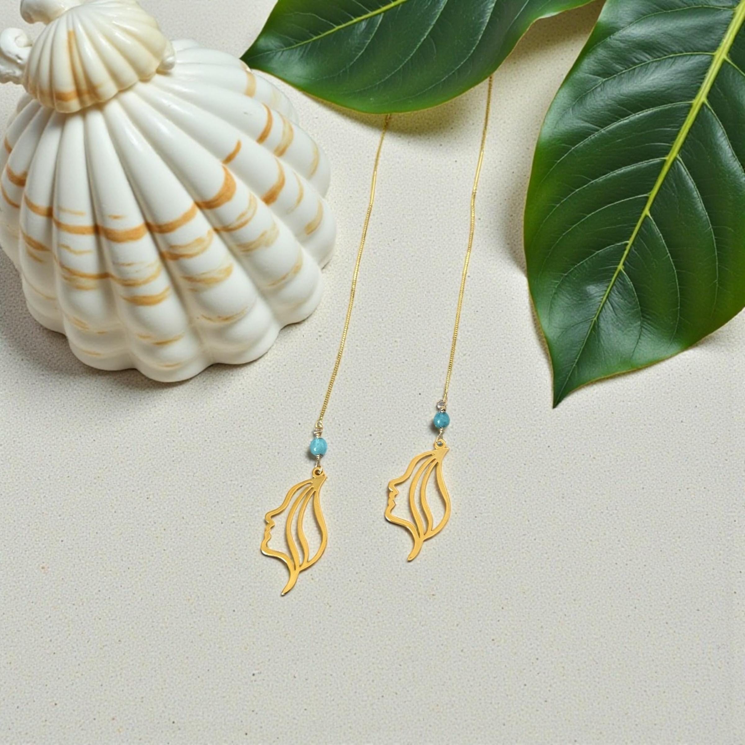 Muse Silhouette Threader Earrings