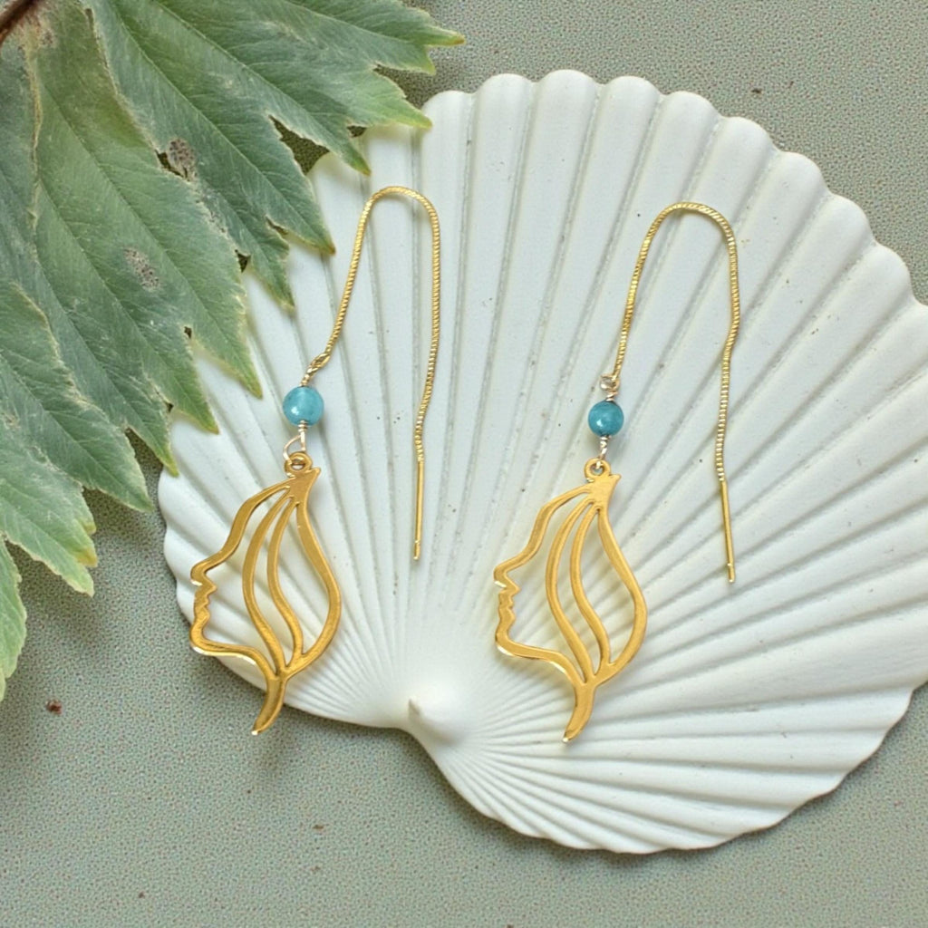 Muse Silhouette Threader Earrings