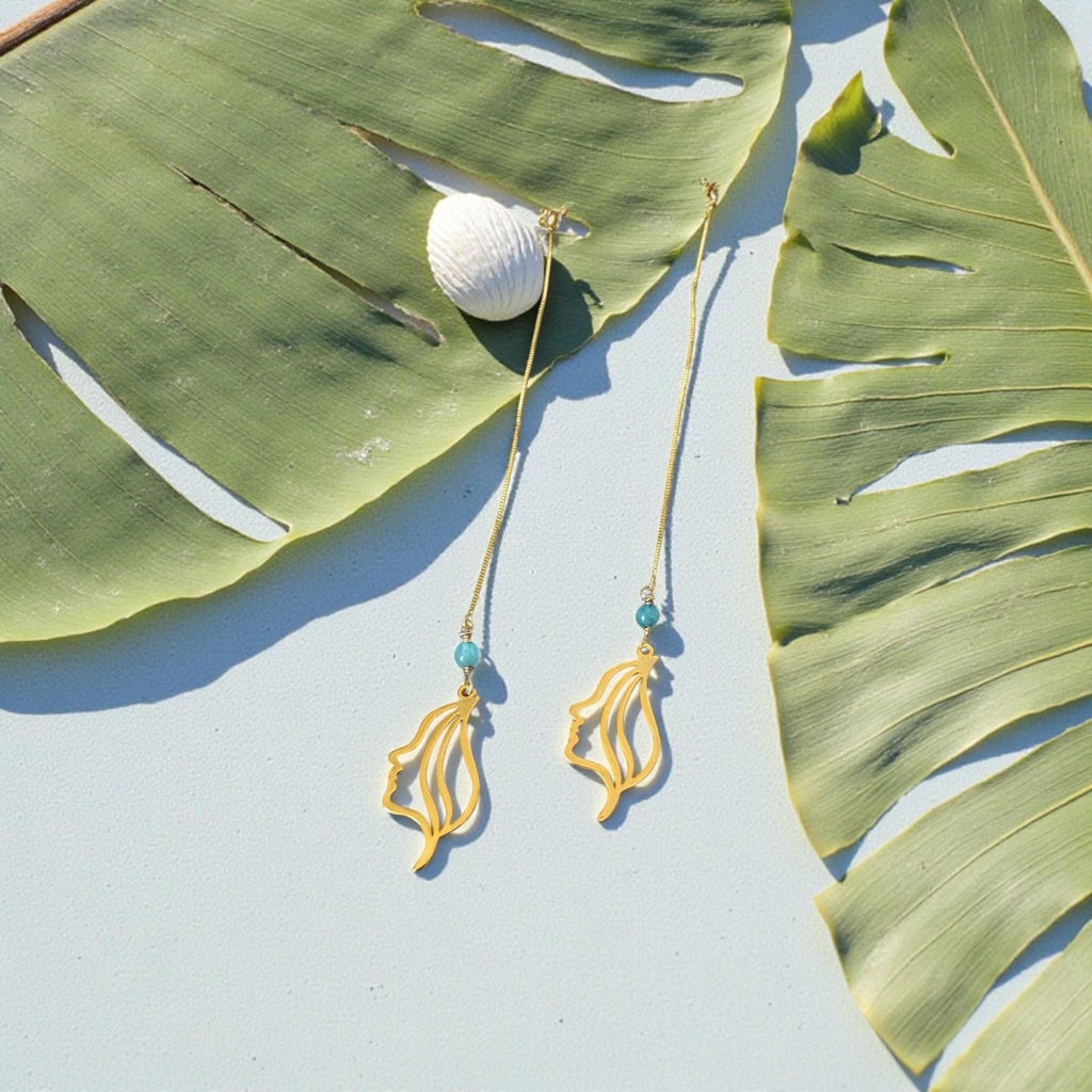 Muse Silhouette Threader Earrings