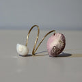 Lilac Tide Hammered Hawaiian Shell Ring