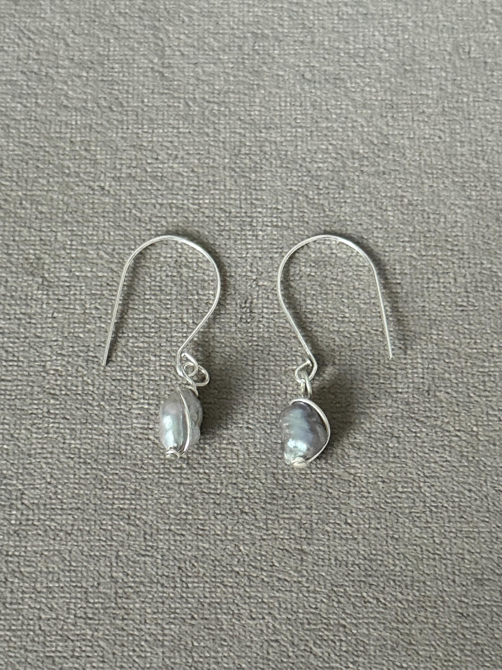 Liquid Moon Pearl Earrings