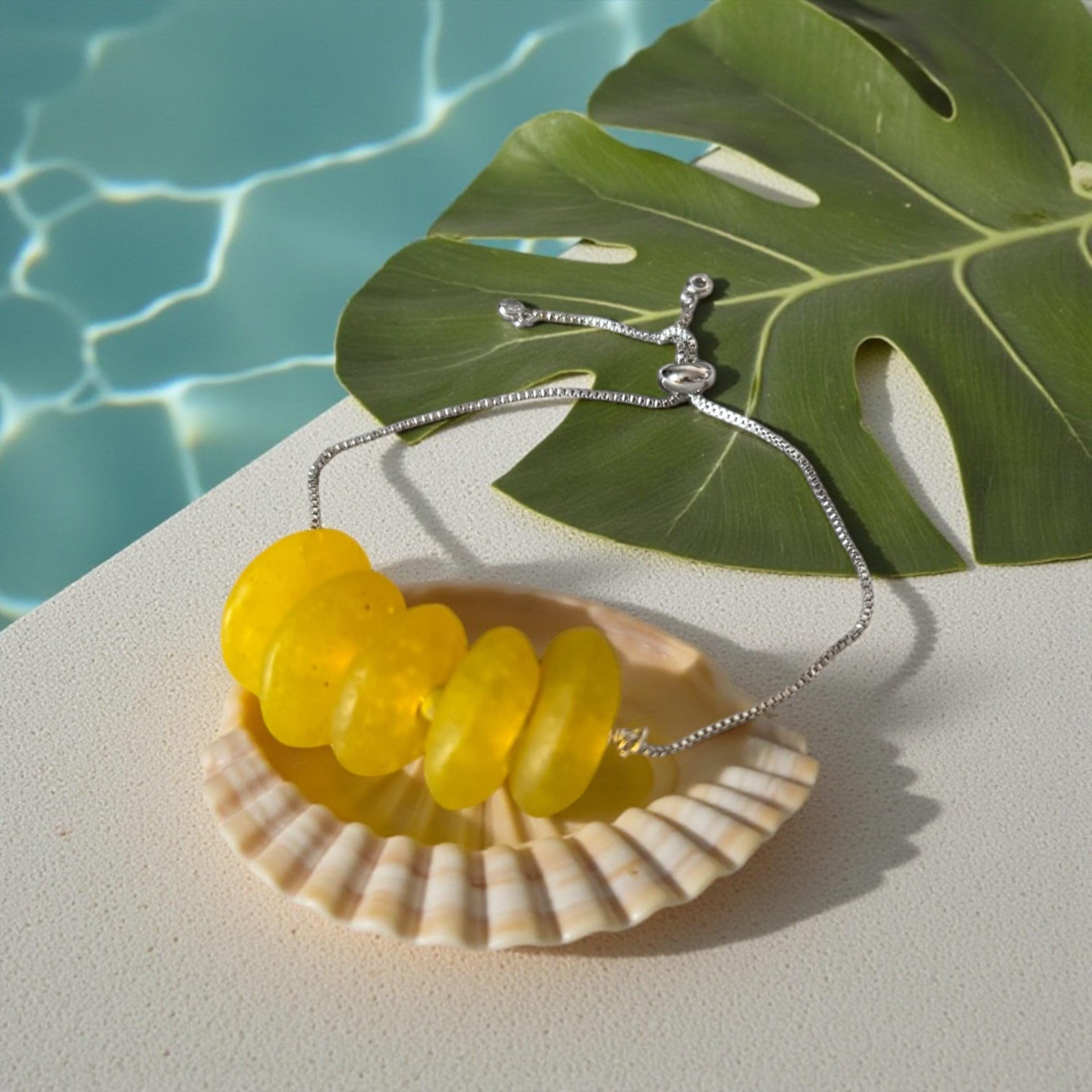 Sunwashed Glass Muse Bolo Bracelet