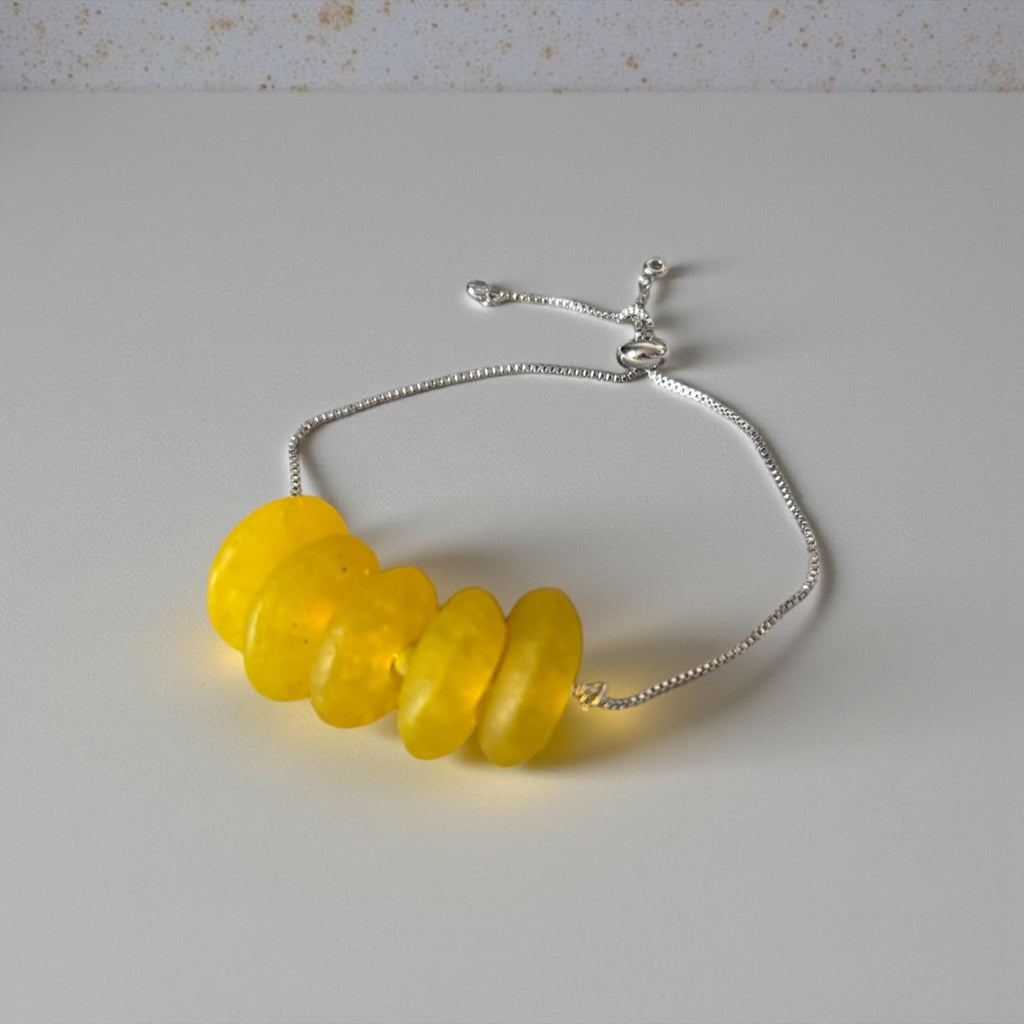 Sunwashed Glass Muse Bolo Bracelet