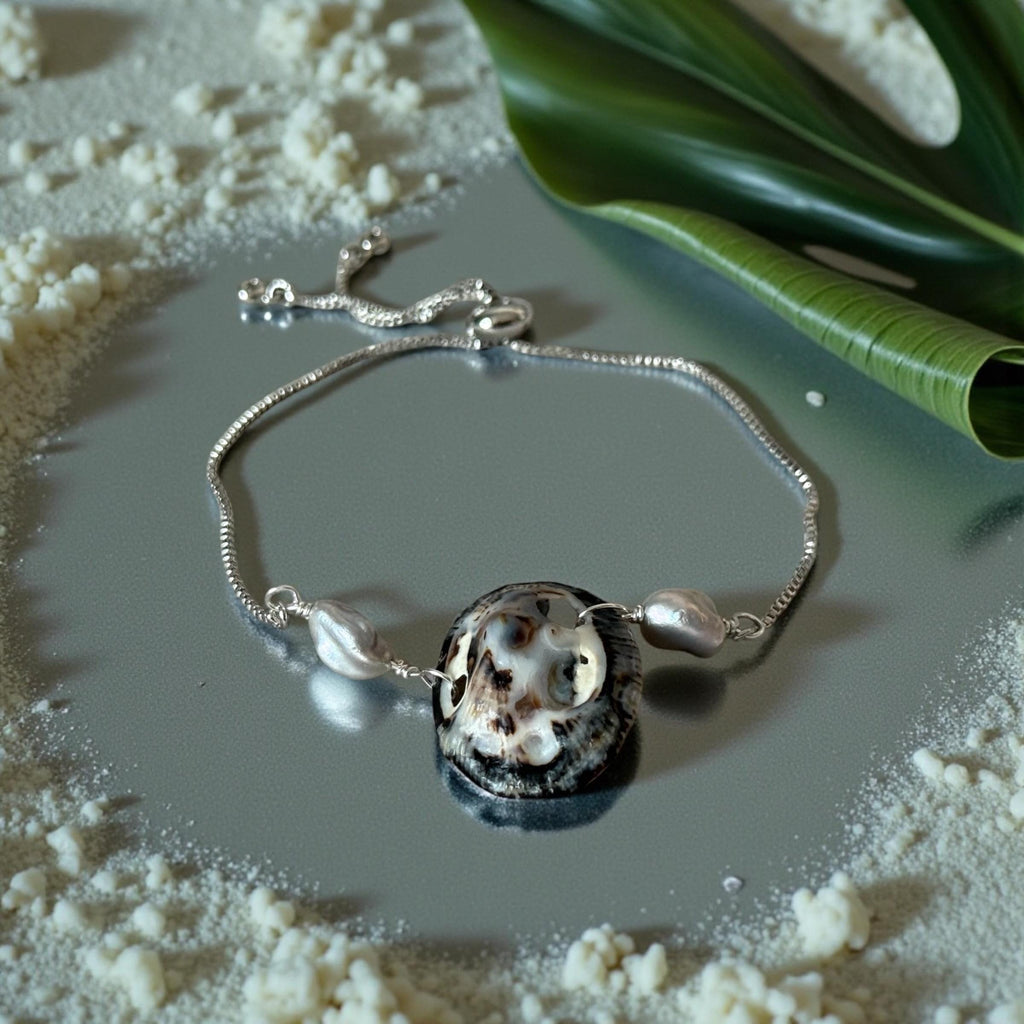 Cabo Relic Baroque Pearl Bolo Bracelet