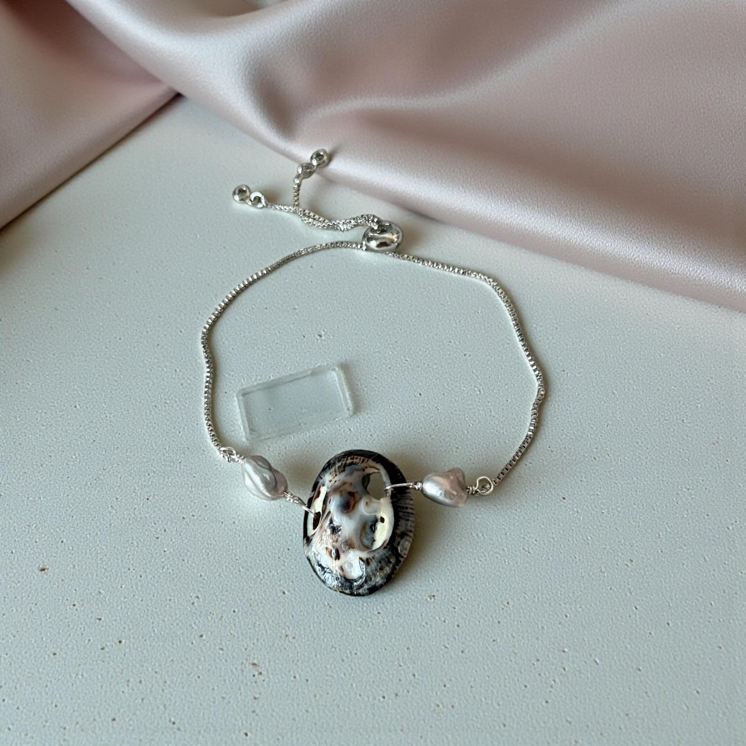 Cabo Relic Baroque Pearl Bolo Bracelet