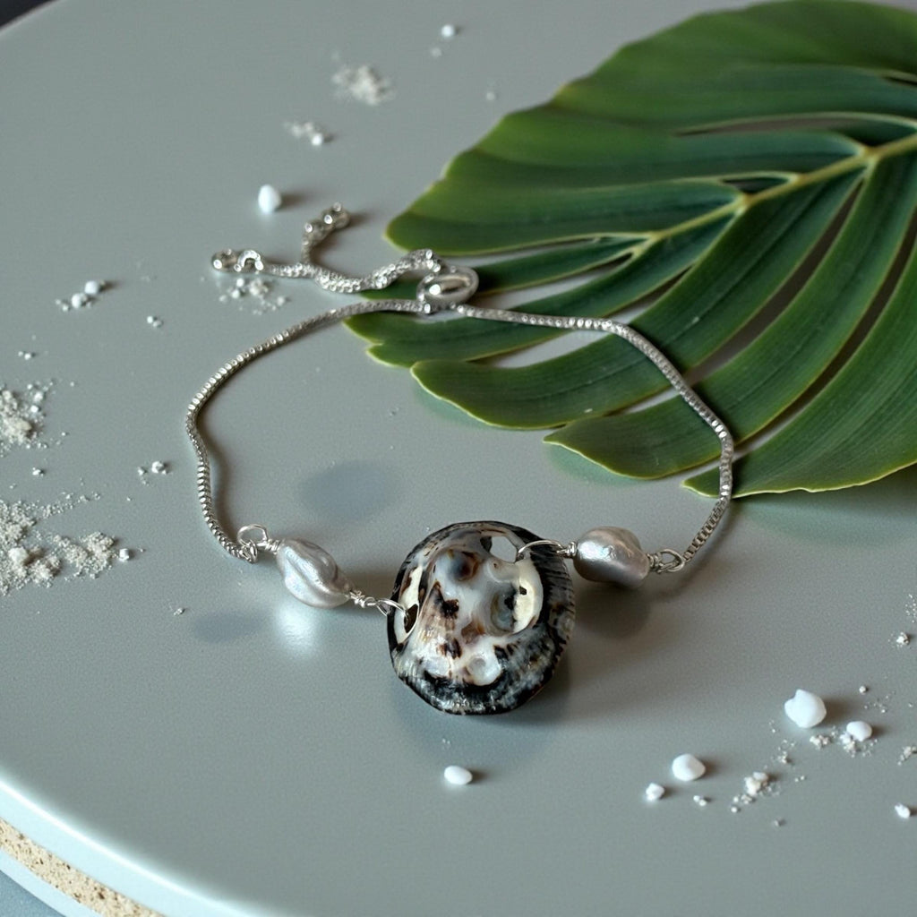 Cabo Relic Baroque Pearl Bolo Bracelet