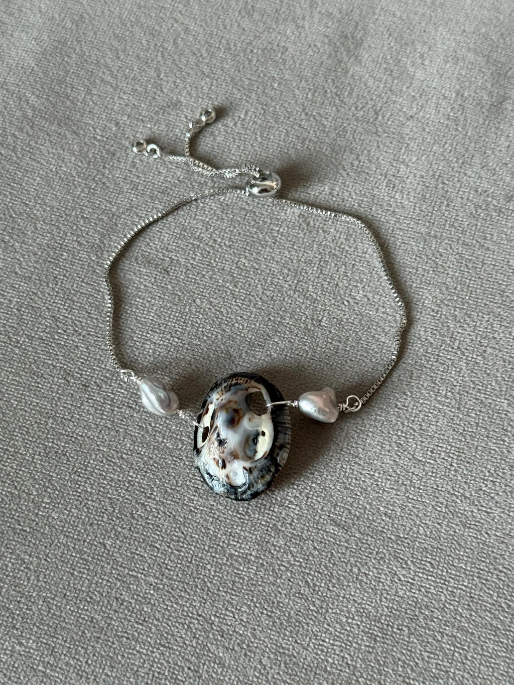 Cabo Relic Baroque Pearl Bolo Bracelet