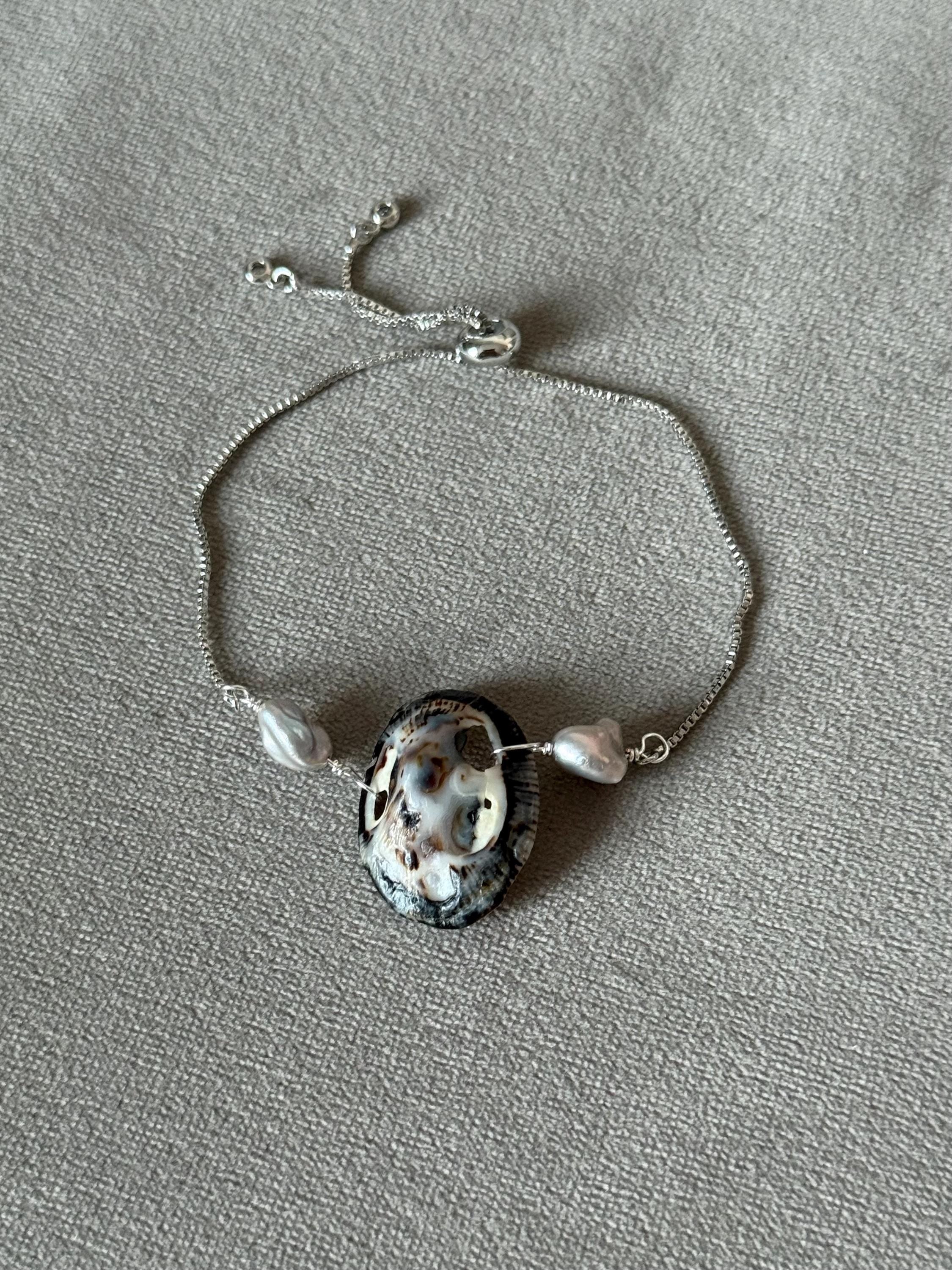 Cabo Relic Baroque Pearl Bolo Bracelet