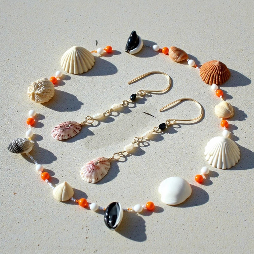 Cabo Tides Limpet Shell Drop Earrings