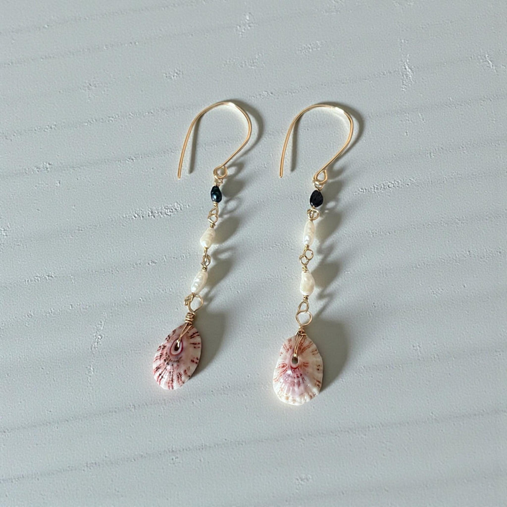 Cabo Tides Limpet Shell Drop Earrings