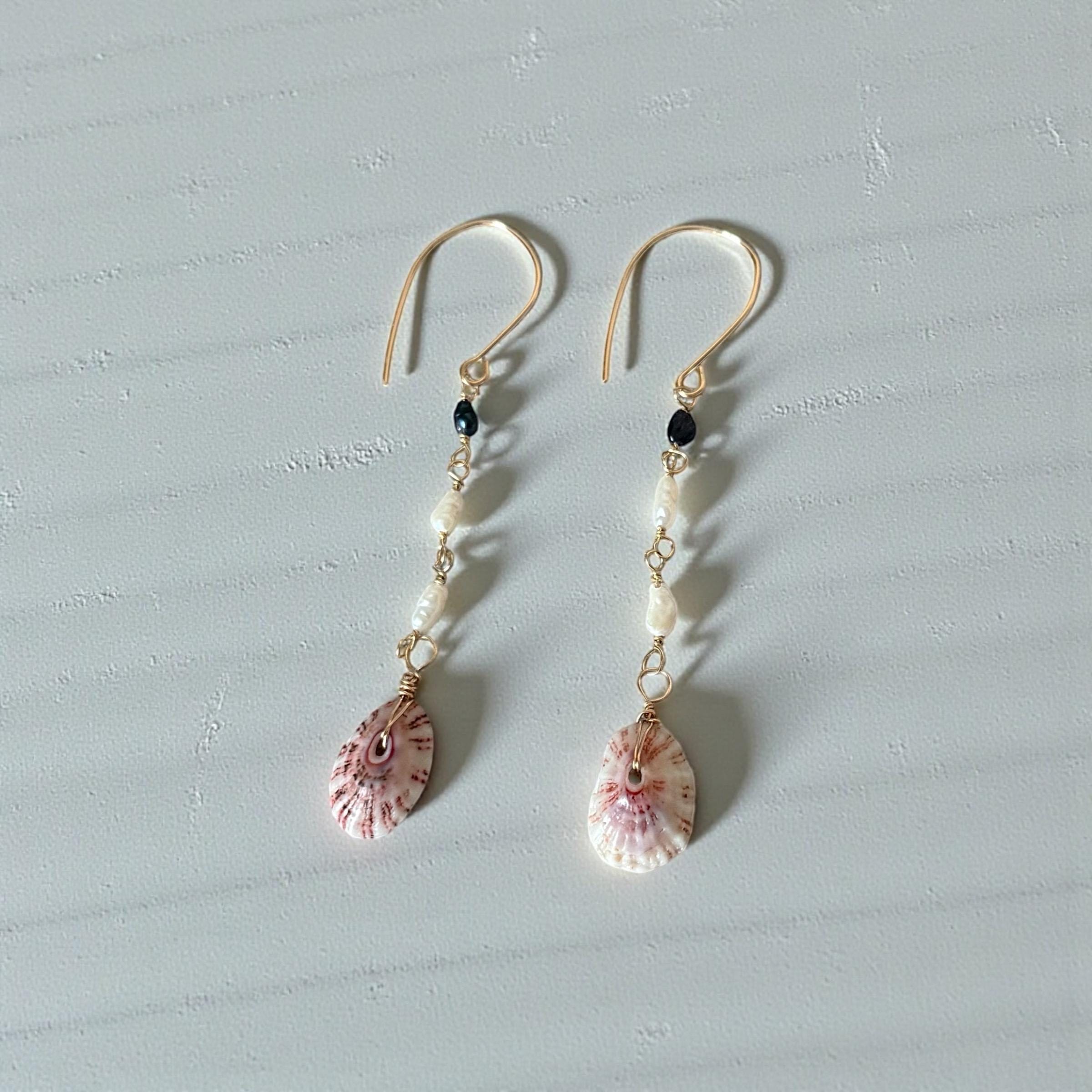 Cabo Tides Limpet Shell Drop Earrings