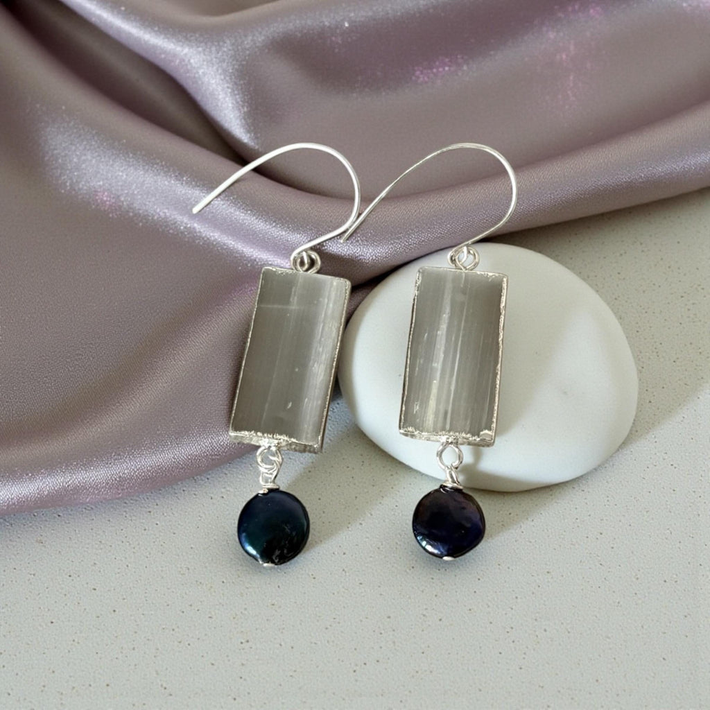 Midnight Halo Selenite Drops