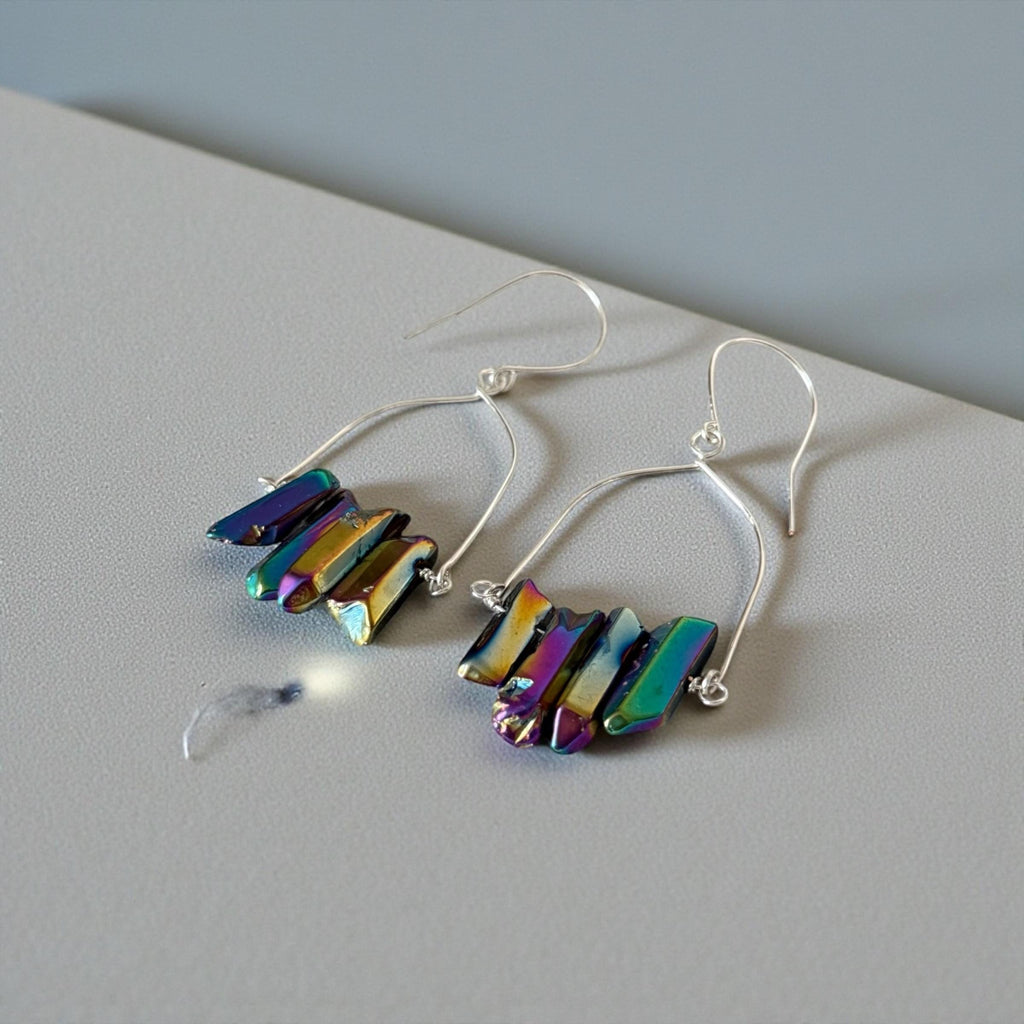 Prism Siren Quartz Drop Earrings