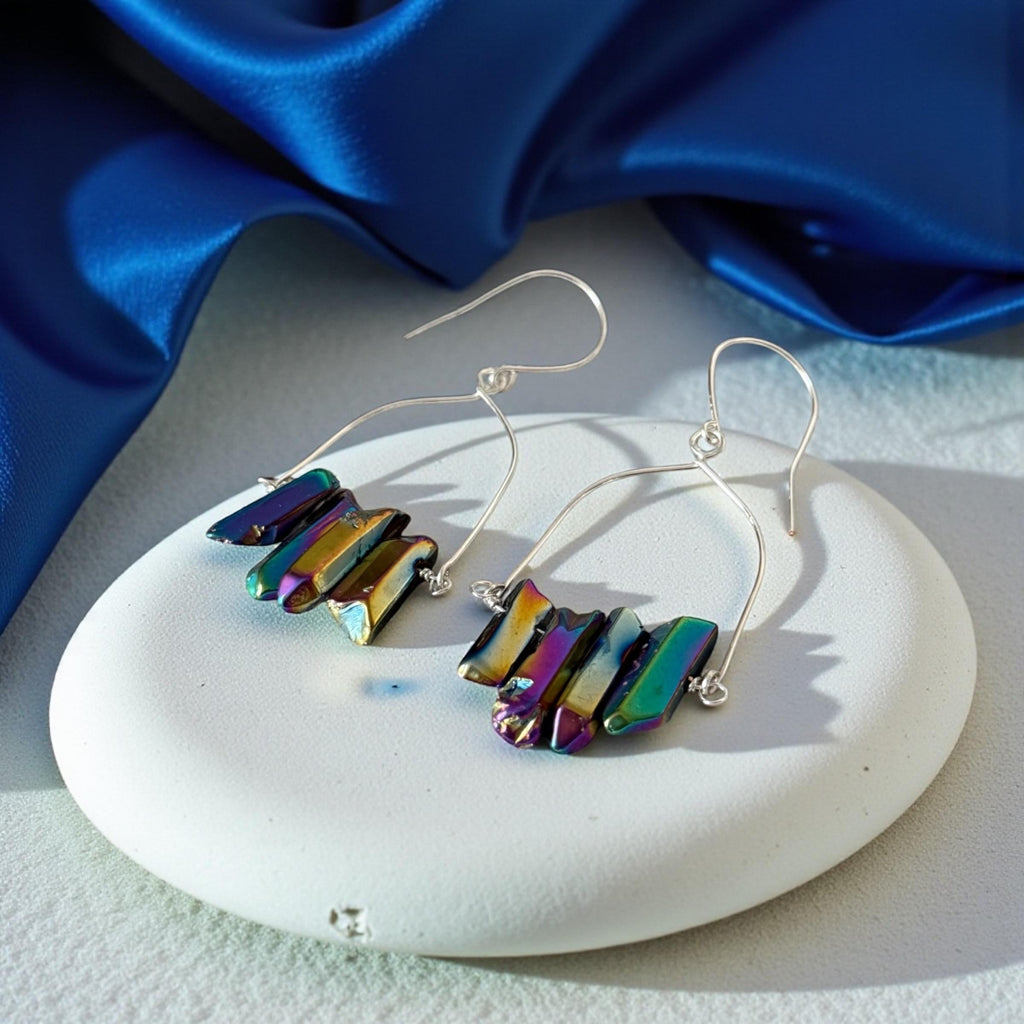 Prism Siren Quartz Drop Earrings