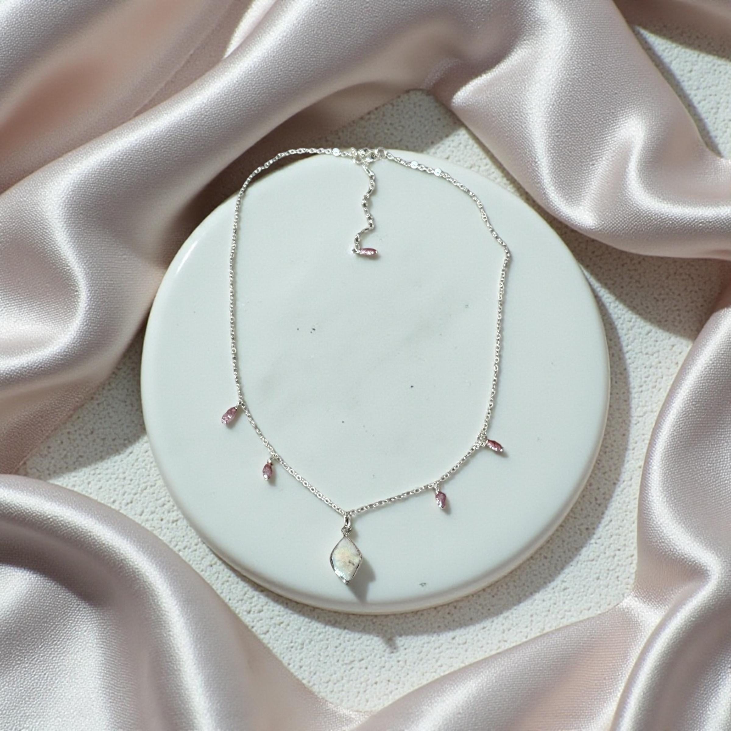 Blushing Pearl Pendant Necklace