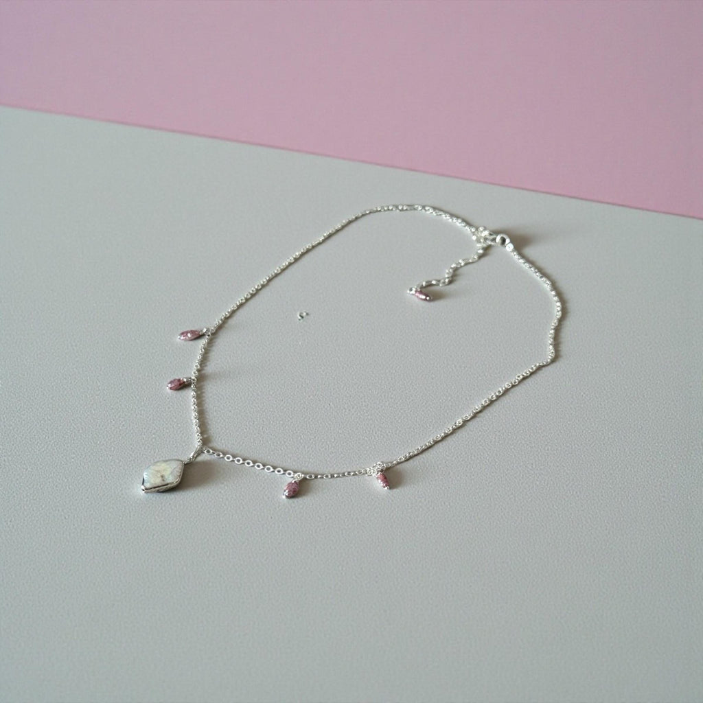 Blushing Pearl Pendant Necklace