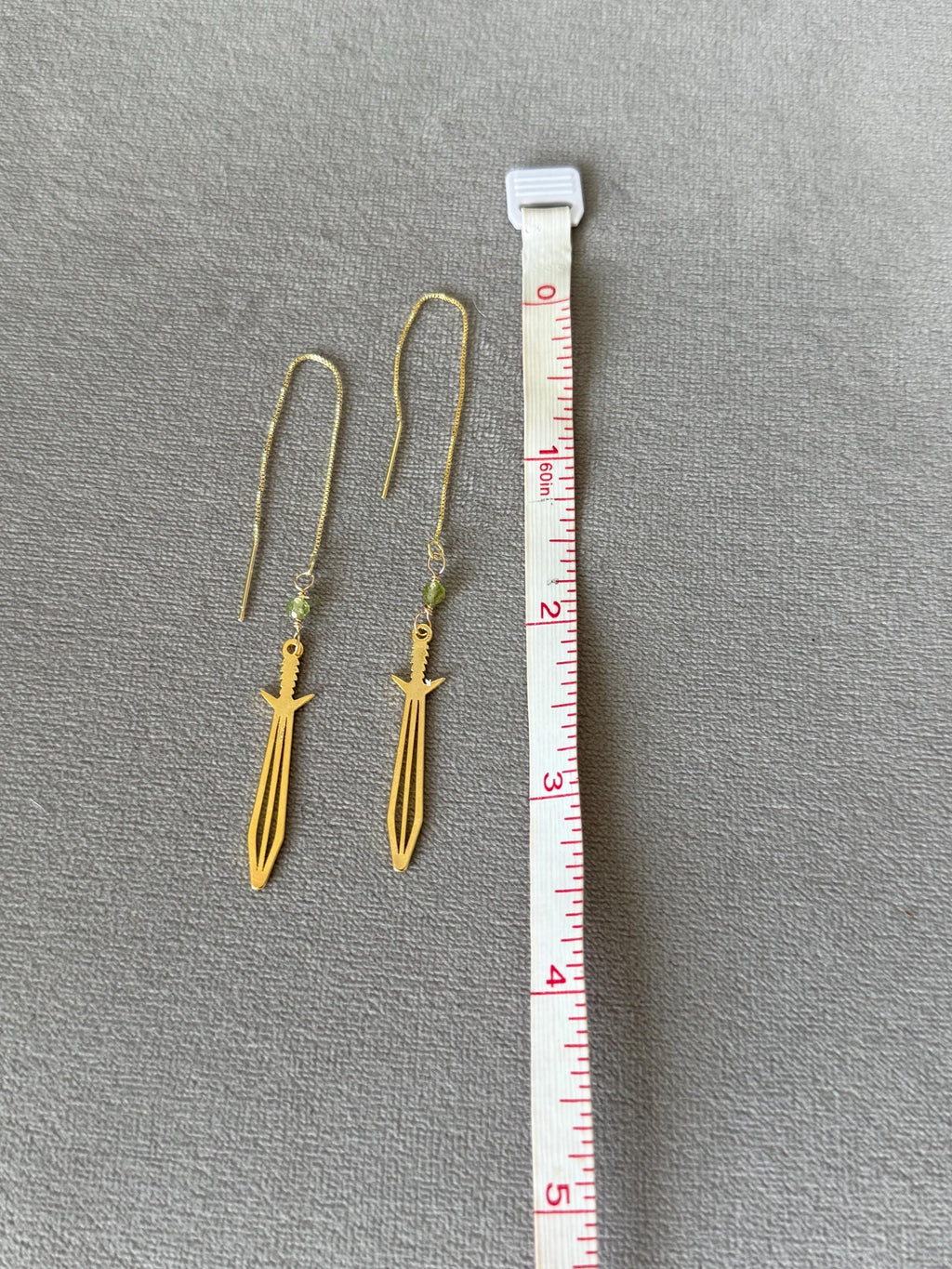 Starlance Emerald Threader Earrings