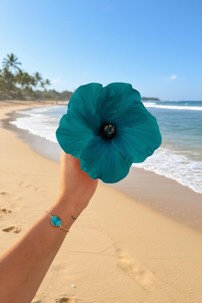 Azure Orbit Druzy Bracelet