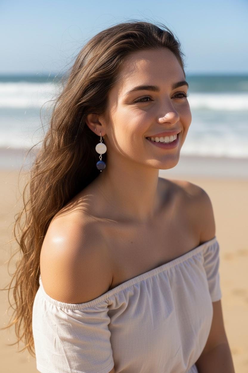 Midnight Tide Pearl Drops (Sterling Silver)