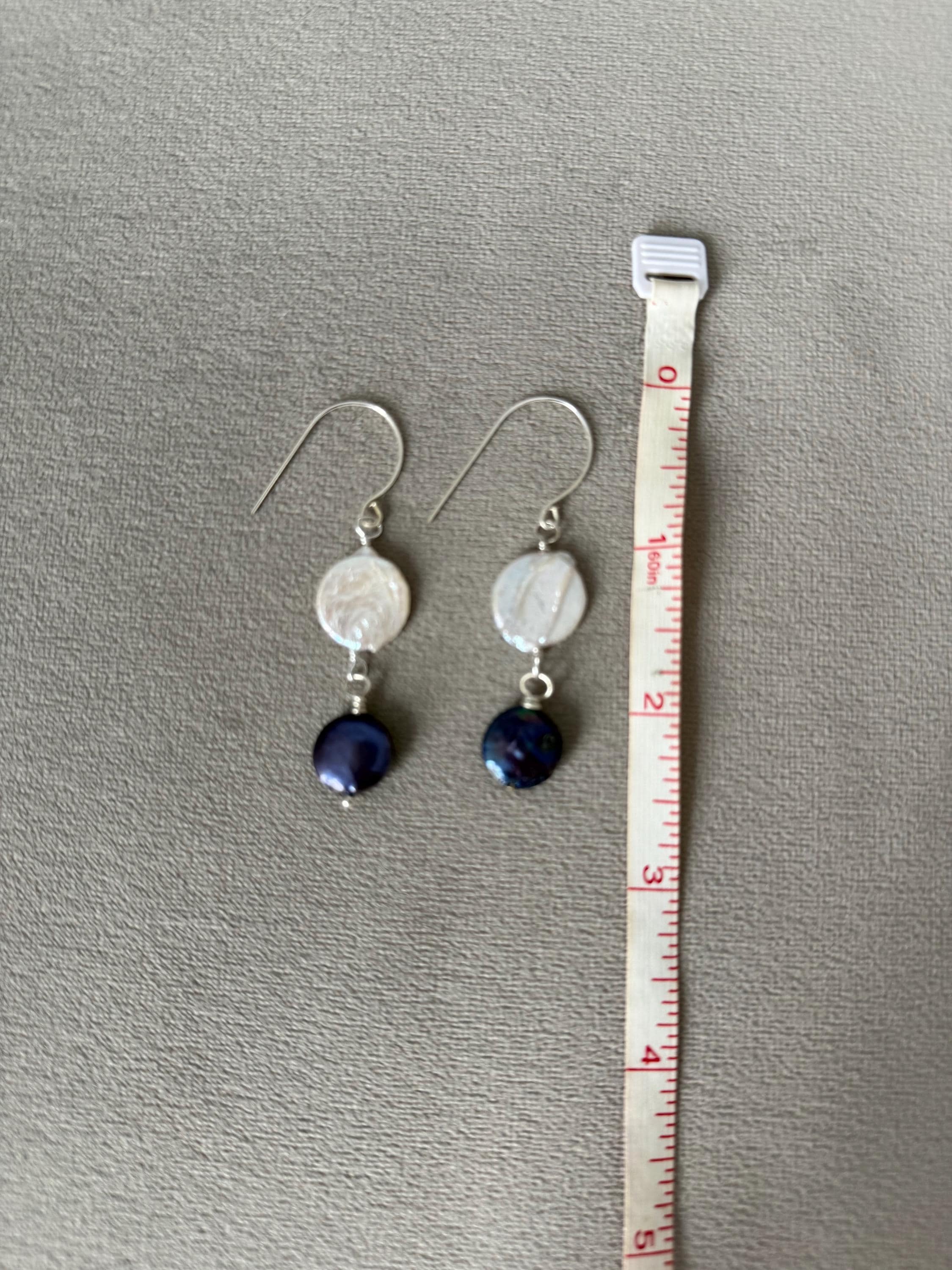 Midnight Tide Pearl Drops (Sterling Silver)