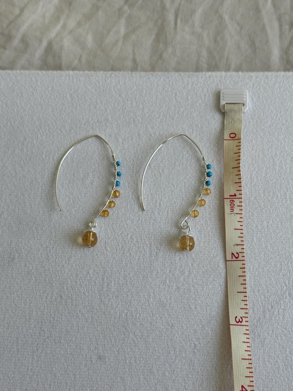 Solar Current Arc Earrings