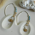 Solar Current Arc Earrings
