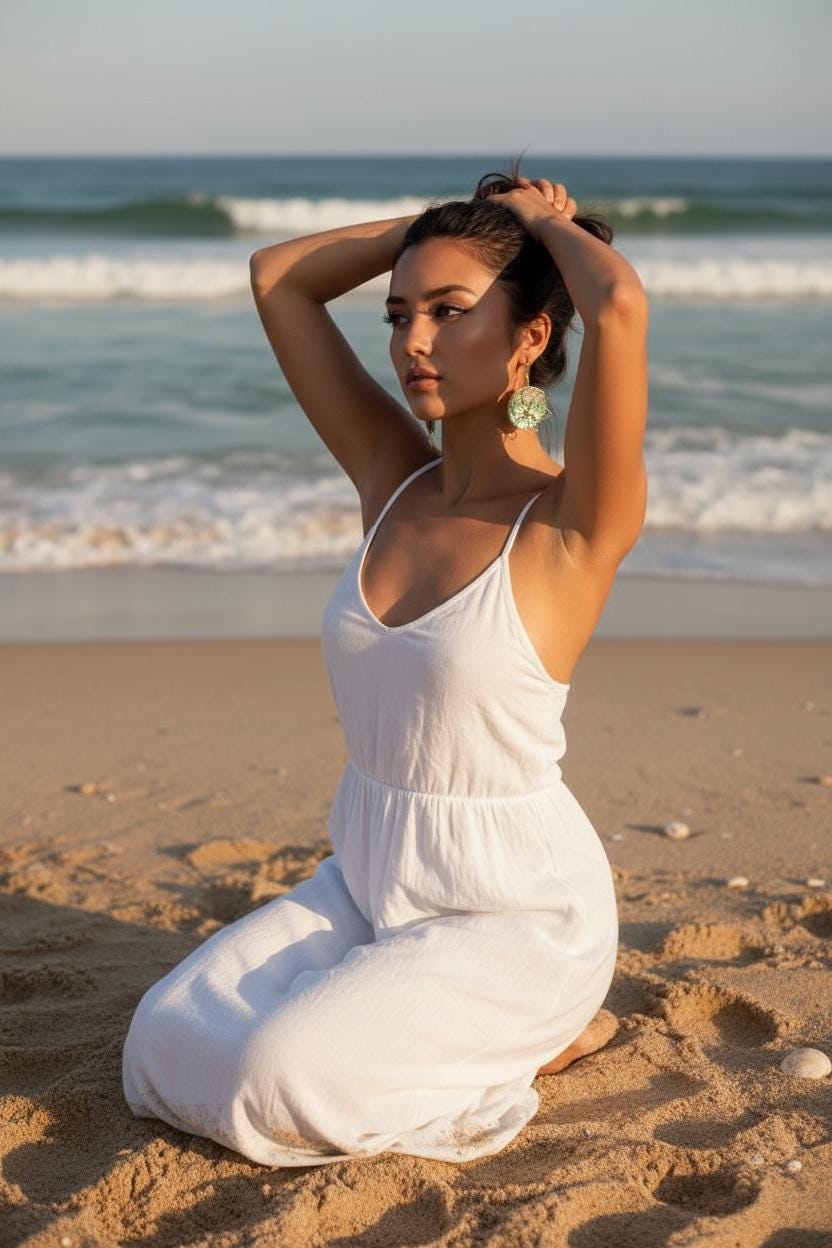 Emerald Tide Muse Earrings