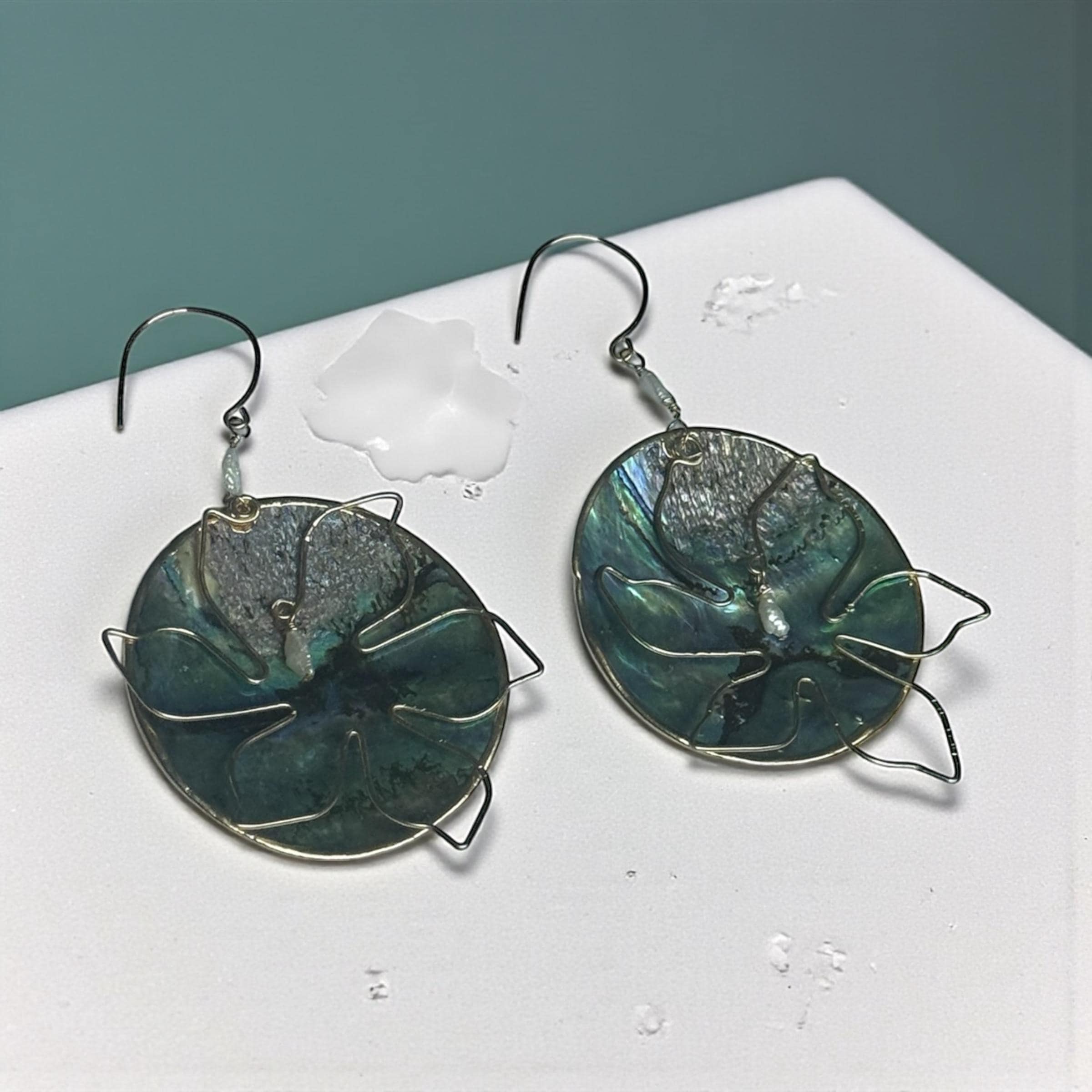 Emerald Tide Muse Earrings